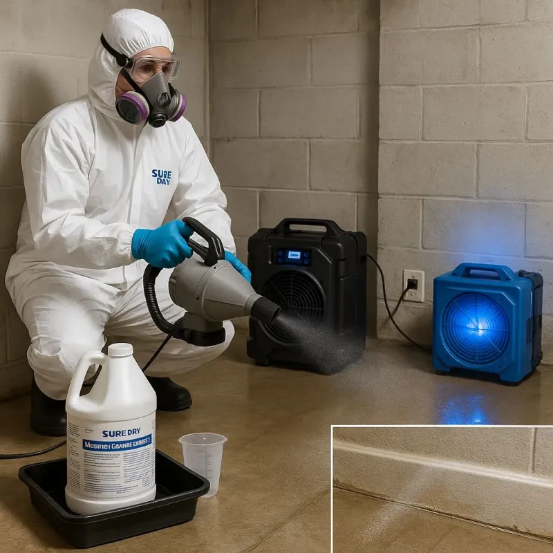 Sanitization and Odor Removal process in Aberdeen, NC